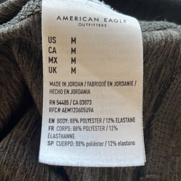 American Eagle T-shirt long sleeve hoodie size medium - Picture 5 of 5